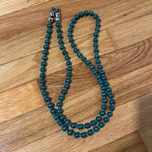 OSSA Green Beaded Necklace Phone Strap
